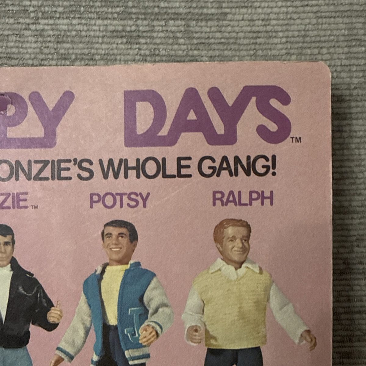 Vintage 1976 Mego Happy Days Richie Action Figure Unpunched. ( T3 )