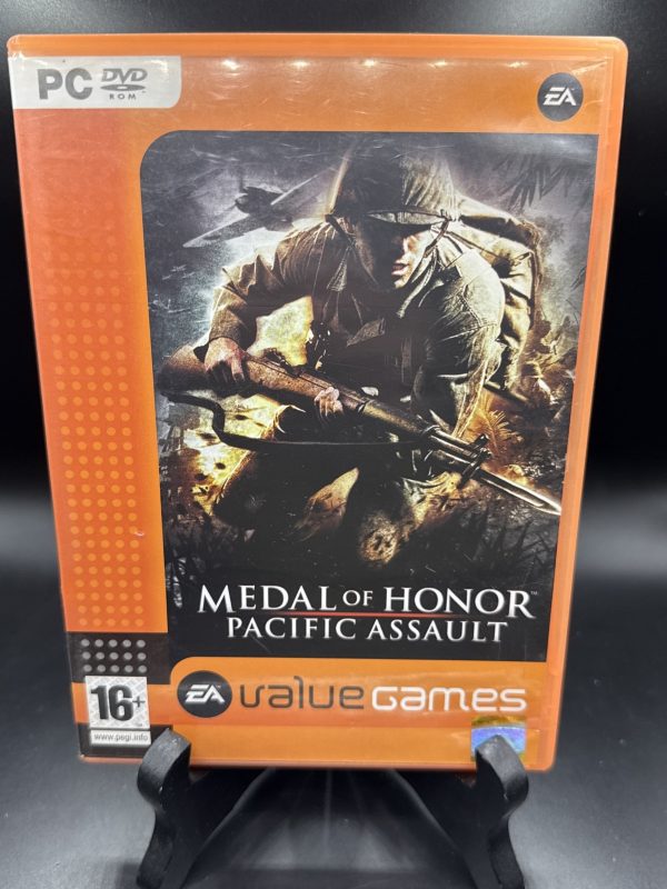 PC DVD Rom - Medal of Honor Pacific Assault - Rated M - G/VGC - Manual Included