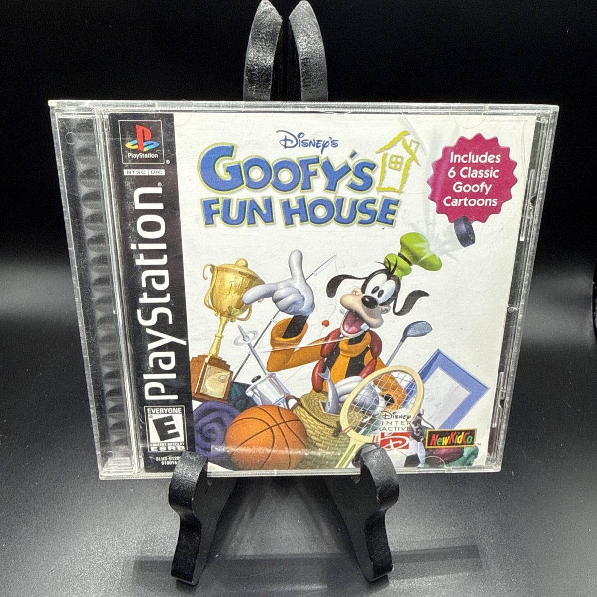 Disney's Goofy's Fun House (Sony PlayStation 1, 2001) PS1 With Manual