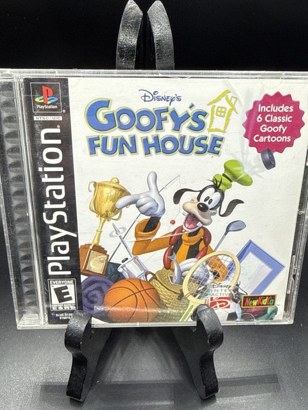 Disney's Goofy's Fun House (Sony PlayStation 1, 2001) PS1 With Manual