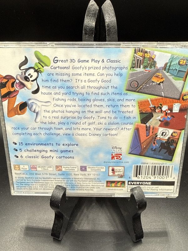 Disney's Goofy's Fun House (Sony PlayStation 1, 2001) PS1 With Manual