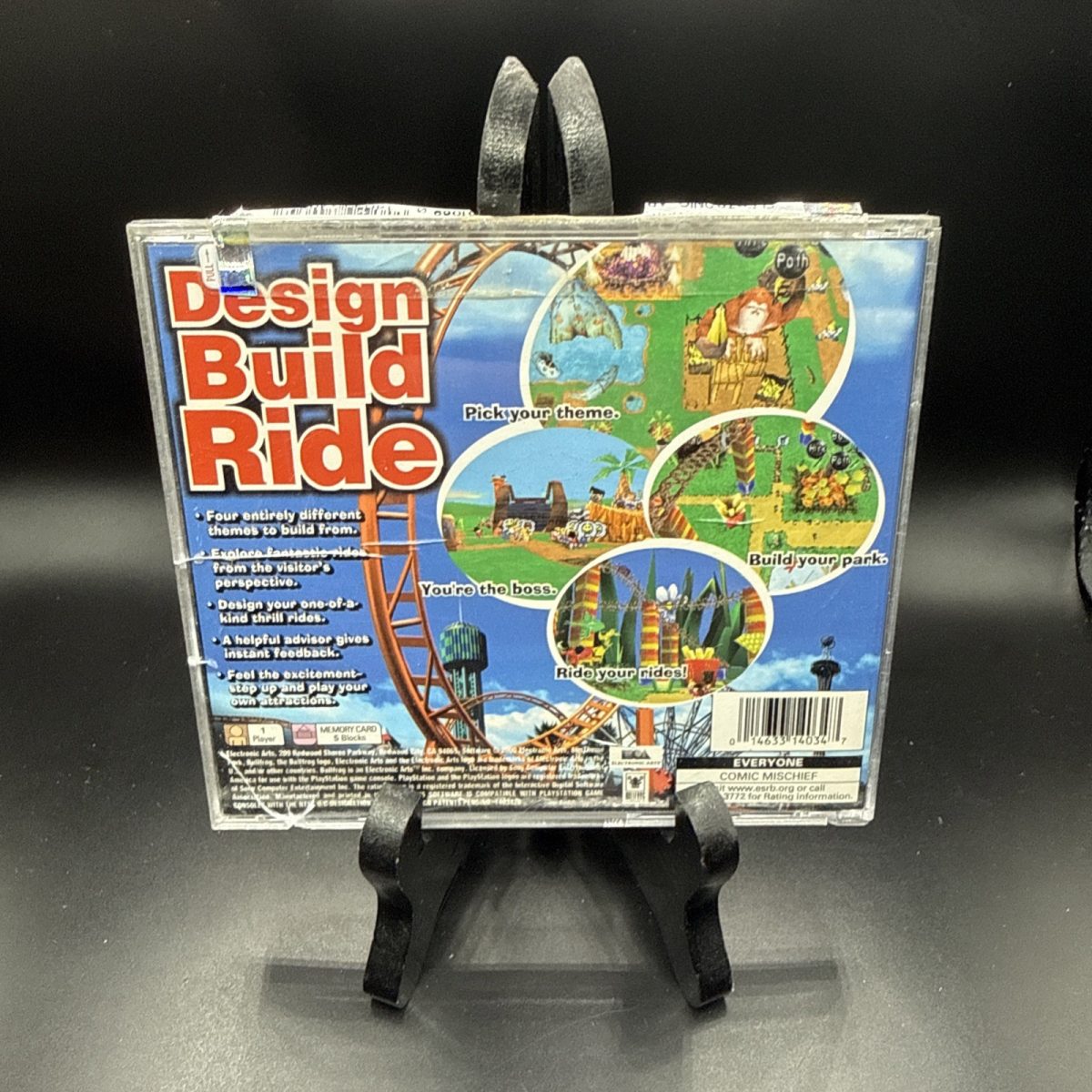SimTheme Park (Sony PlayStation 1, 2000) Tested Working No Manual