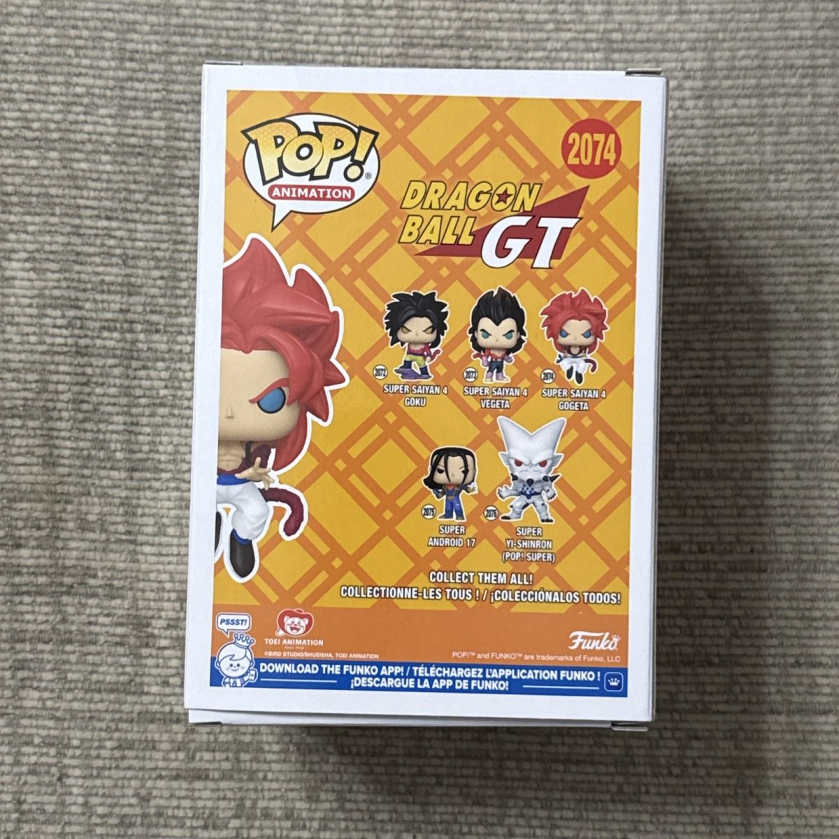 Funko Pop! Dragon Ball GT: Super Saiyan 4 Gogeta #2074