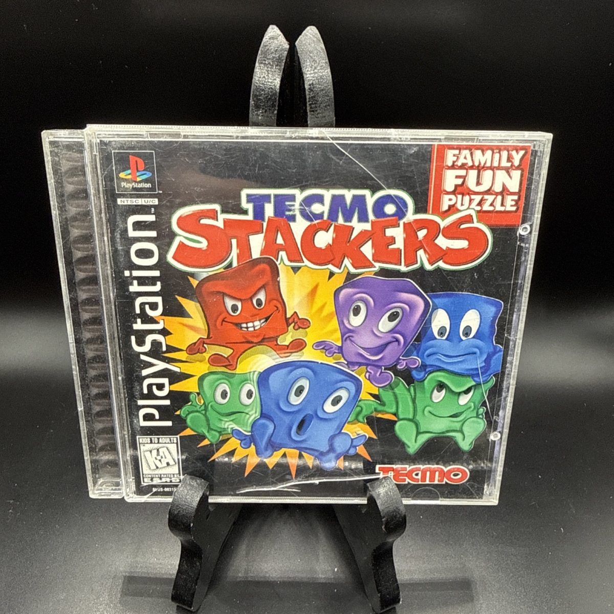 Tecmo Stackers (Sony PlayStation 1, 1997) CIB Complete With Manual Tested