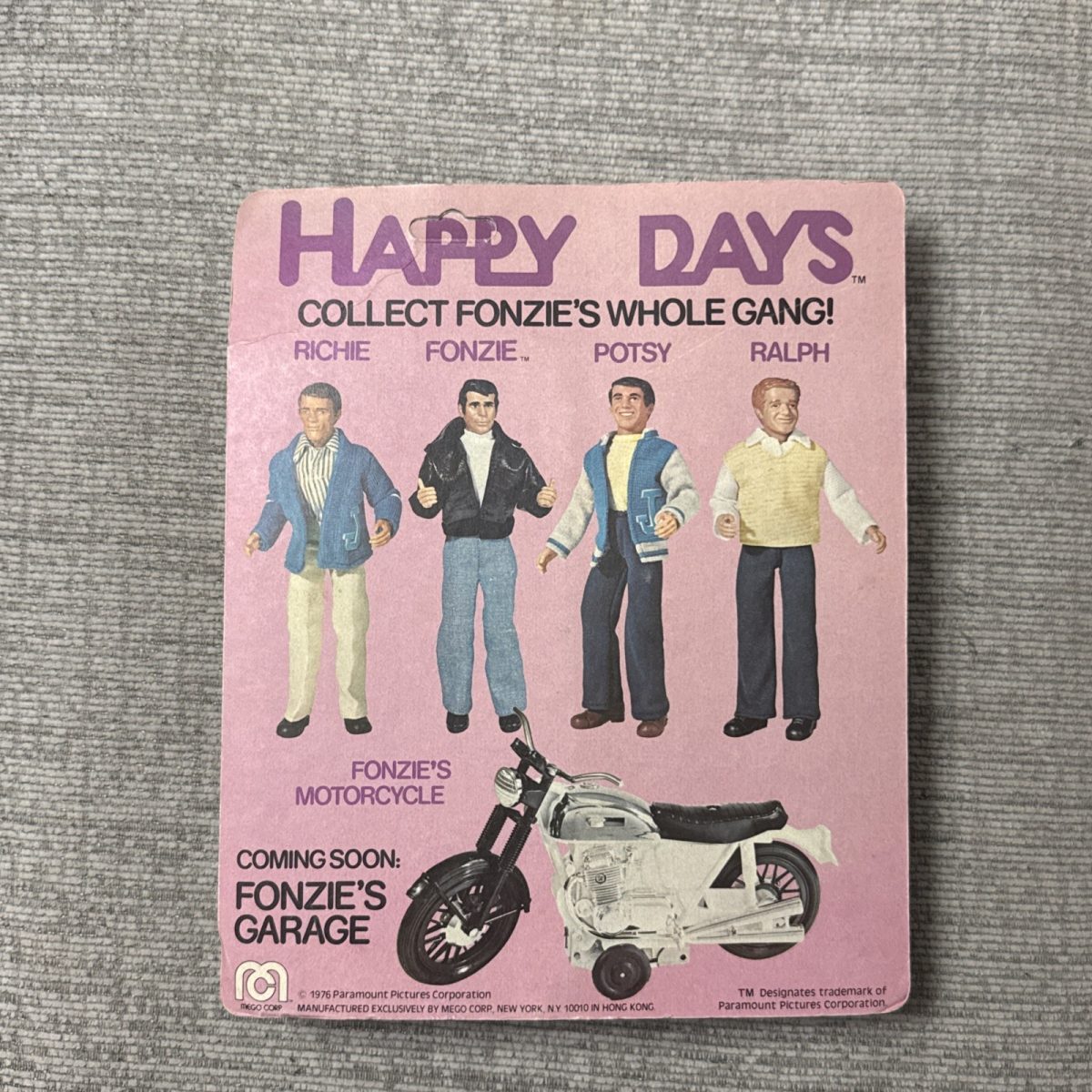 Vintage 1976 Mego Happy Days Richie Action Figure Unpunched. ( T3 )