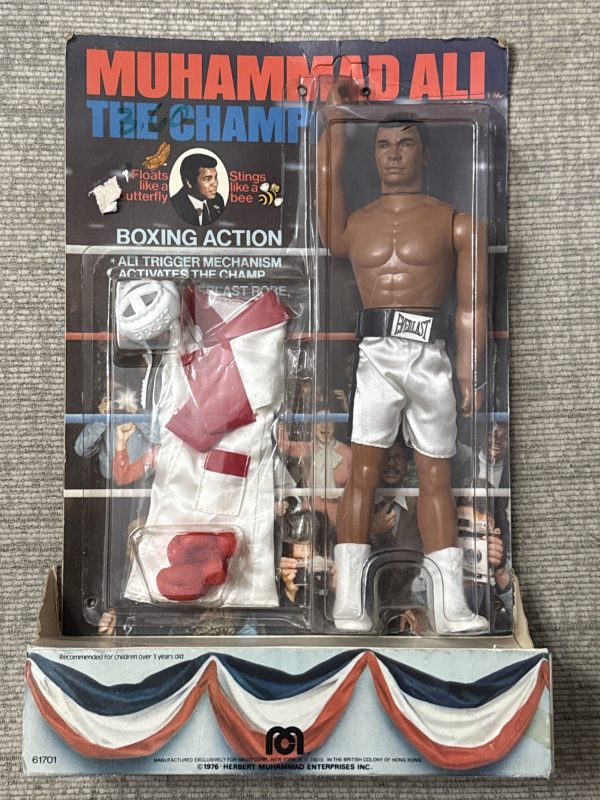 VTG 1976 Mego Muhammad Ali “The Champ” Action Figure – Sealed w/ Gear