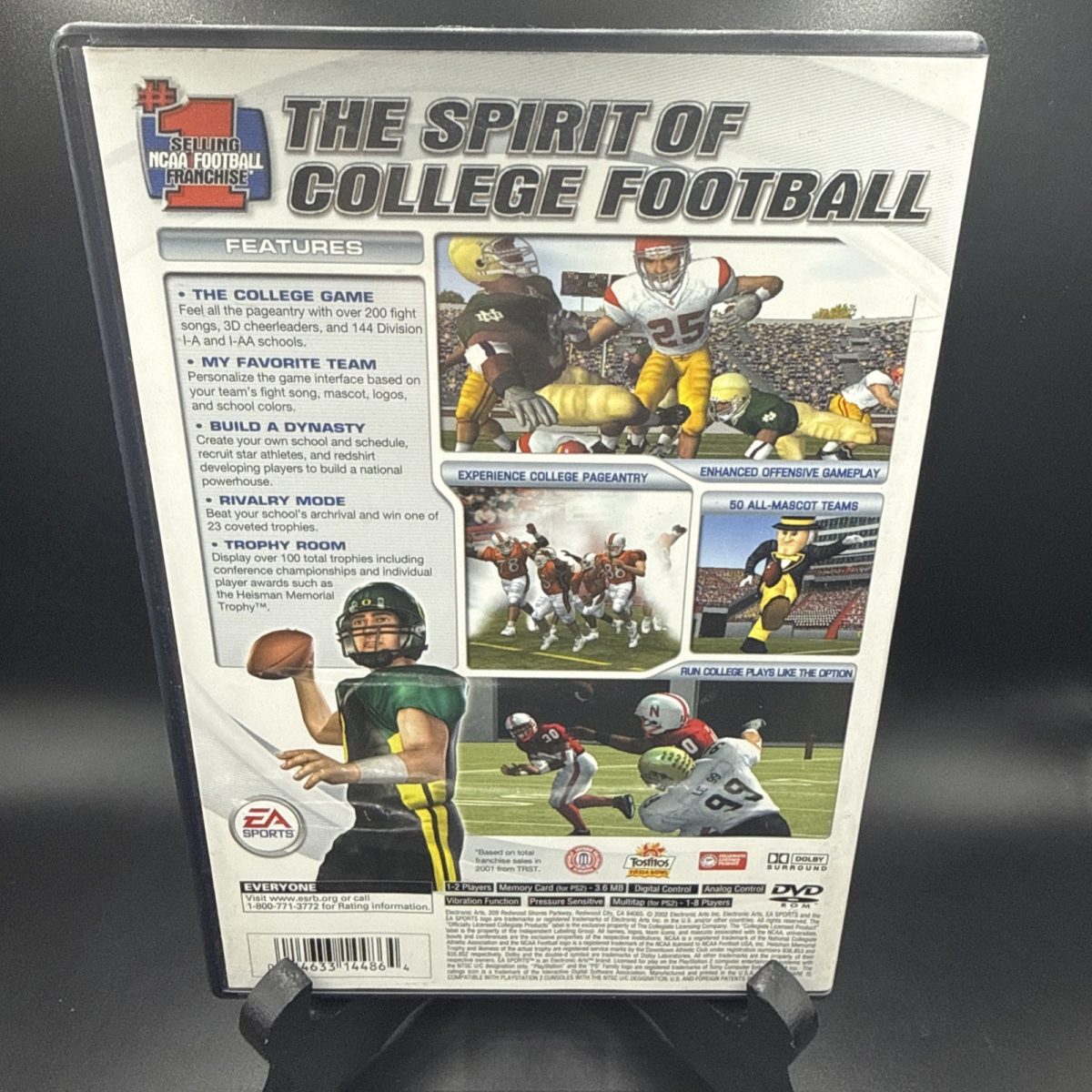 NCAA Football 2003 PS2 PlayStation 2 + Reg Card Complete CIB - Very Good