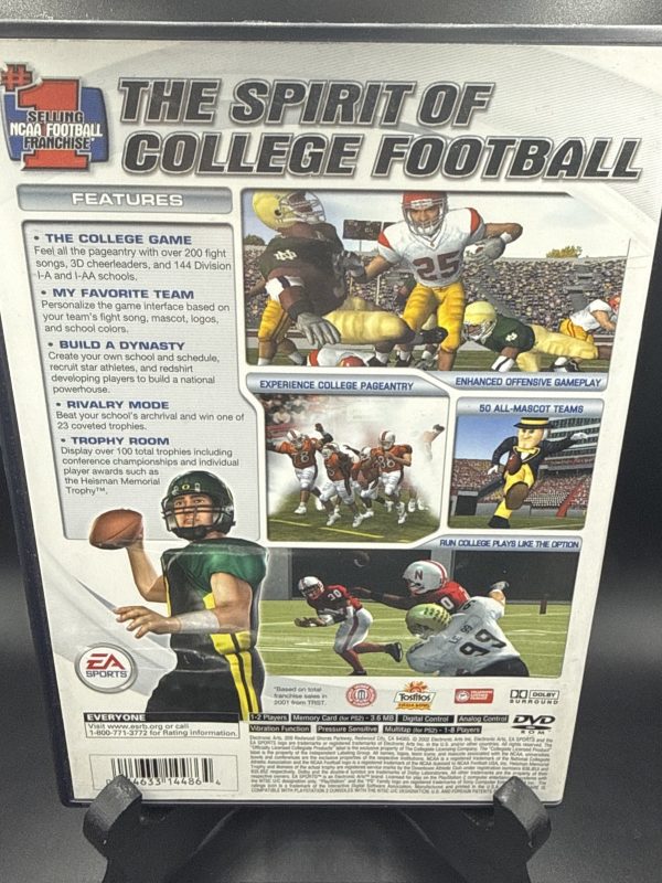 NCAA Football 2003 PS2 PlayStation 2 + Reg Card Complete CIB - Very Good