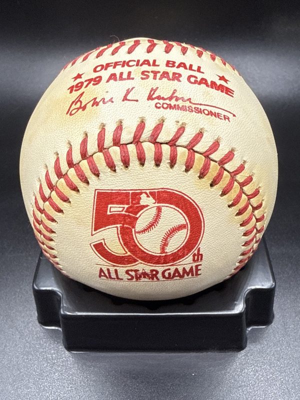 Eddie Matthews Signed Autographed Official 1979 50th All Star Game Baseball PSA
