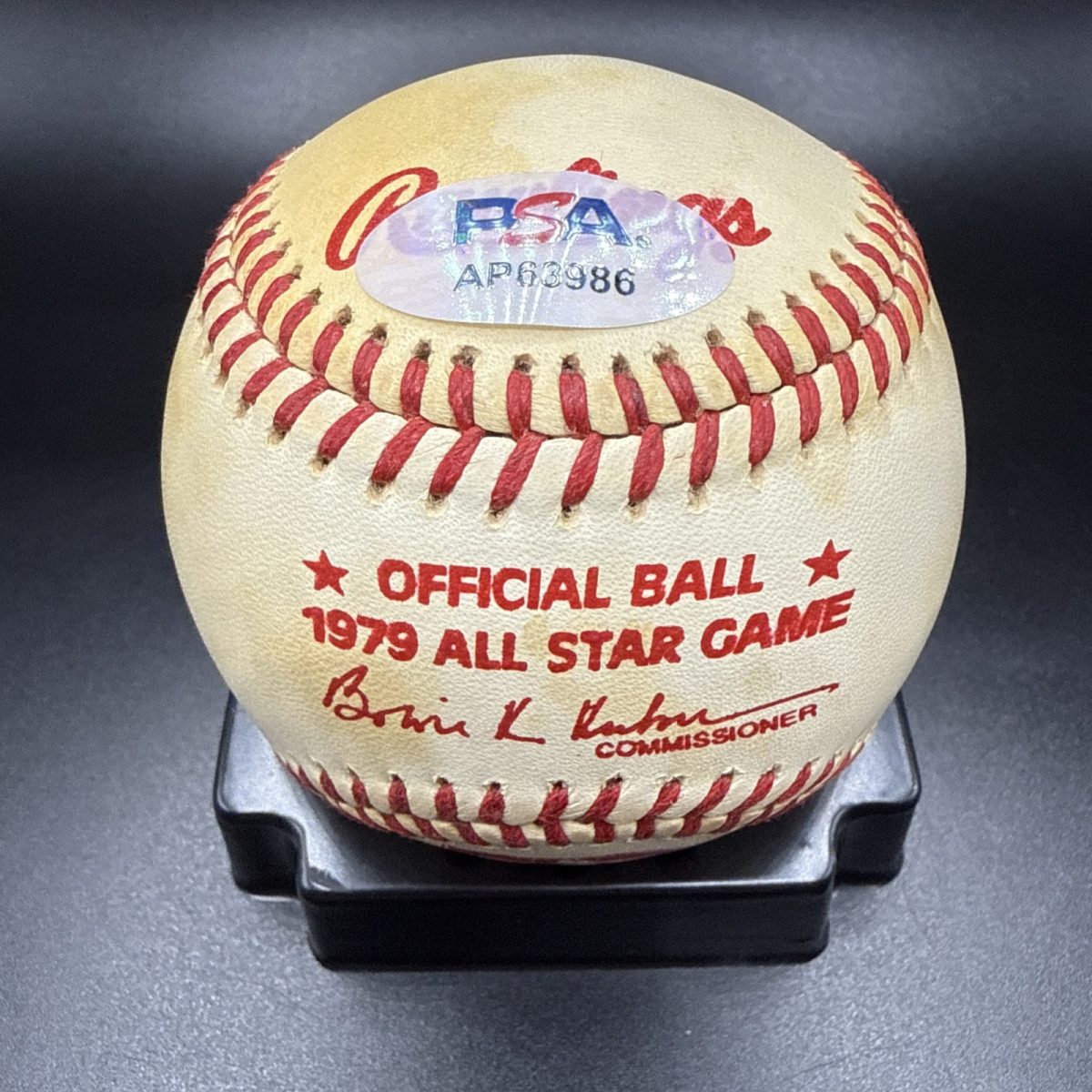Eddie Matthews Signed Autographed Official 1979 50th All Star Game Baseball PSA