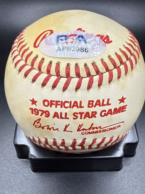 Eddie Matthews Signed Autographed Official 1979 50th All Star Game Baseball PSA