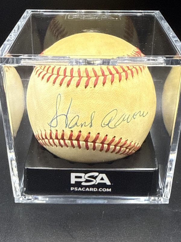 Hank Aaron Signed Autographed Official 1979 50th All Star Game Baseball PSA LOA
