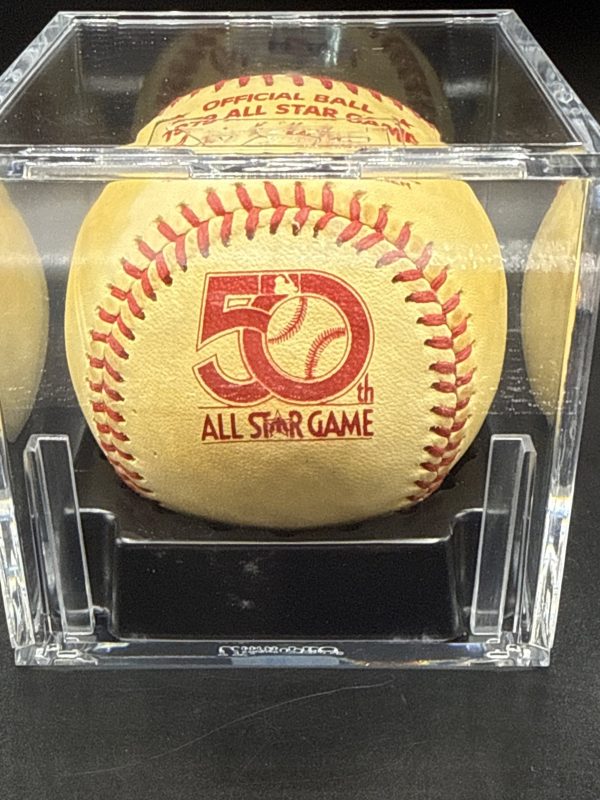 Hank Aaron Signed Autographed Official 1979 50th All Star Game Baseball PSA LOA