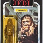 Star Wars ROTJ Chewbacca 65 back Unpunched 1983 Kenner Action Figure Cracked