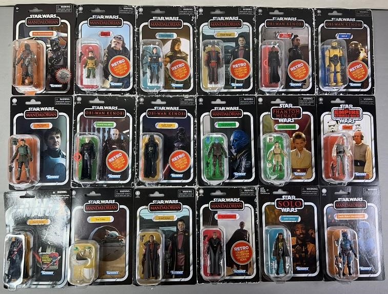 HASBRO Star Wars The Retro Collection 3.75" (18 Figures LOT) NEW Darth Vader