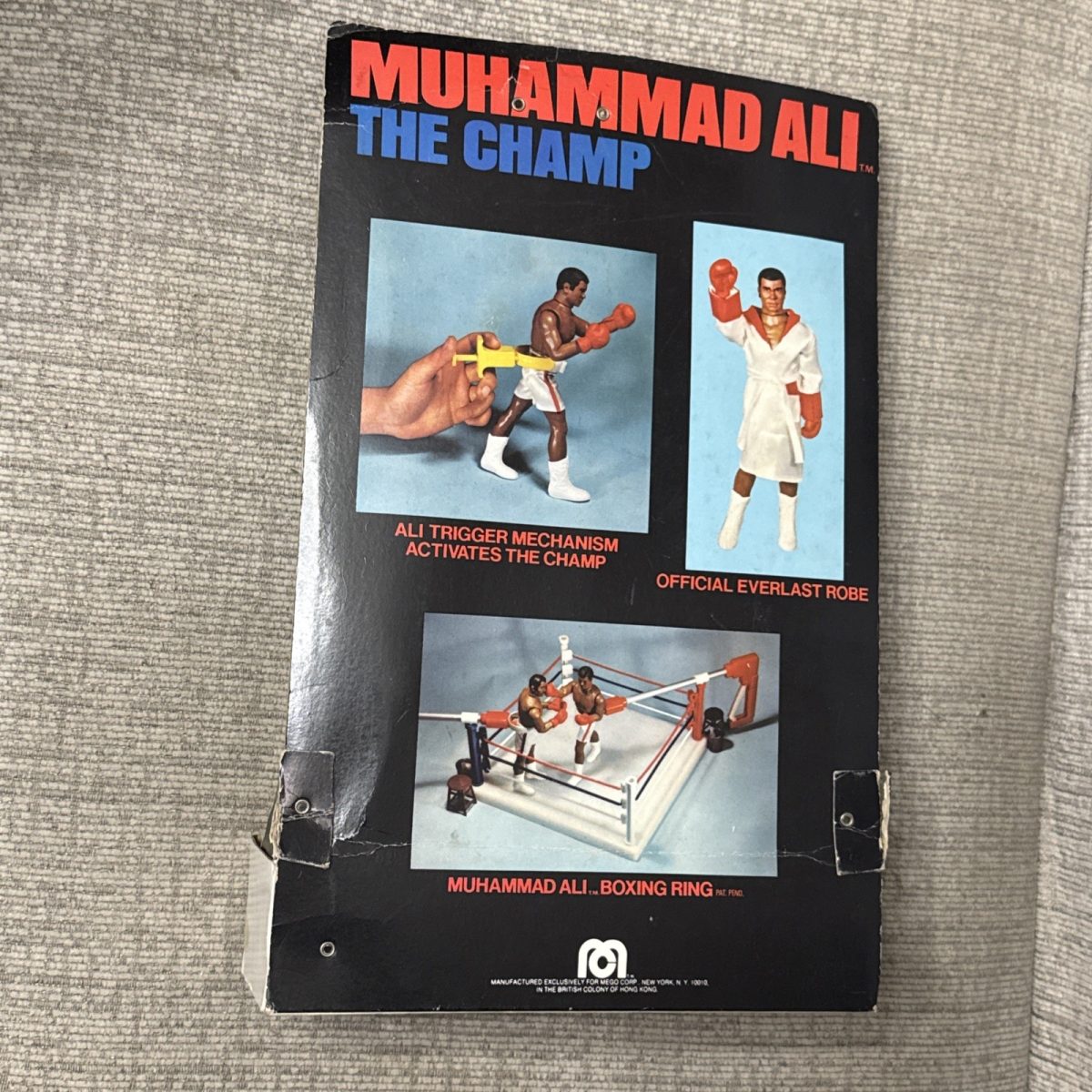 VTG 1976 Mego Muhammad Ali “The Champ” Action Figure – Sealed w/ Gear