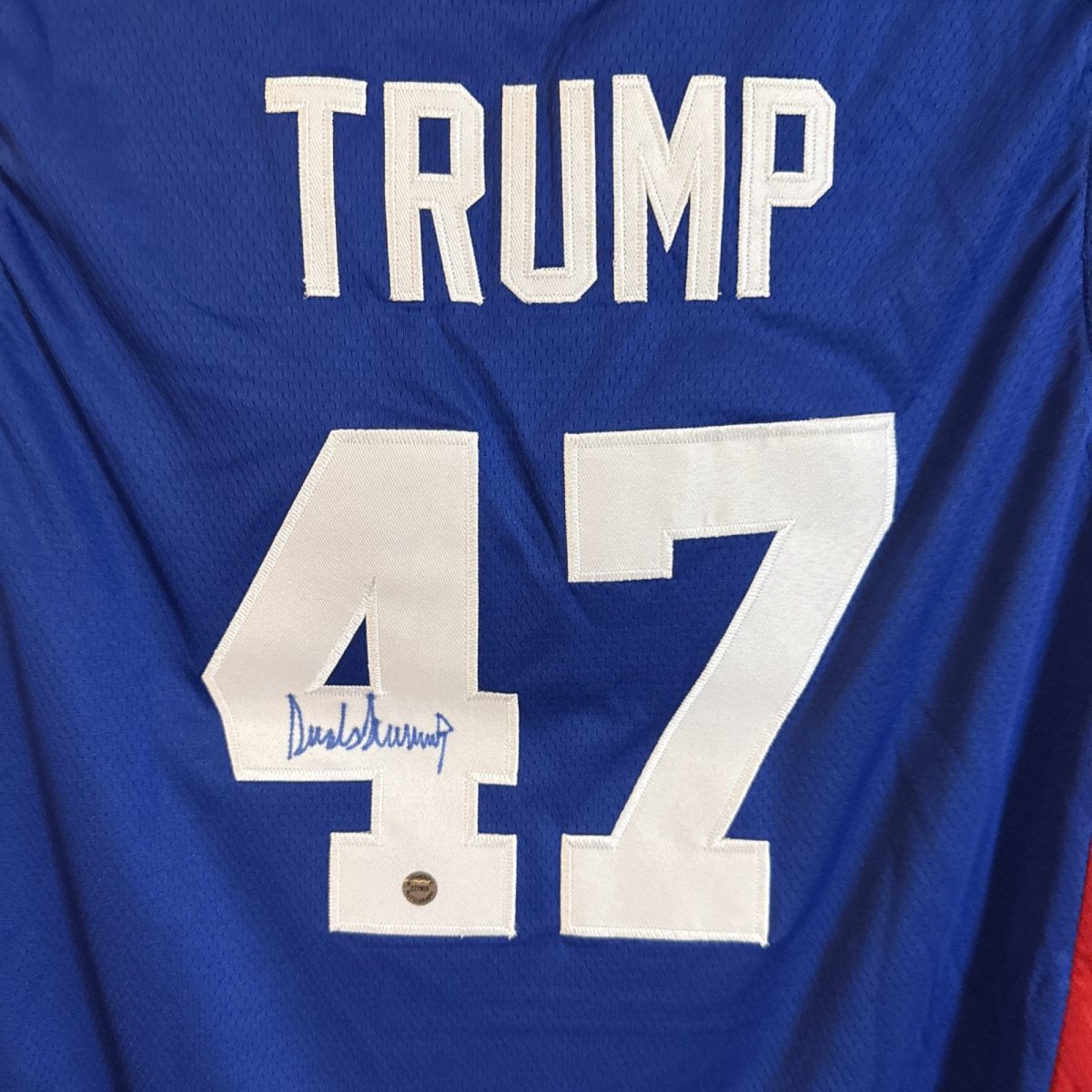 Donald Trump Autographed POTUS Signed Team USA Basketball Jersey XL With COA