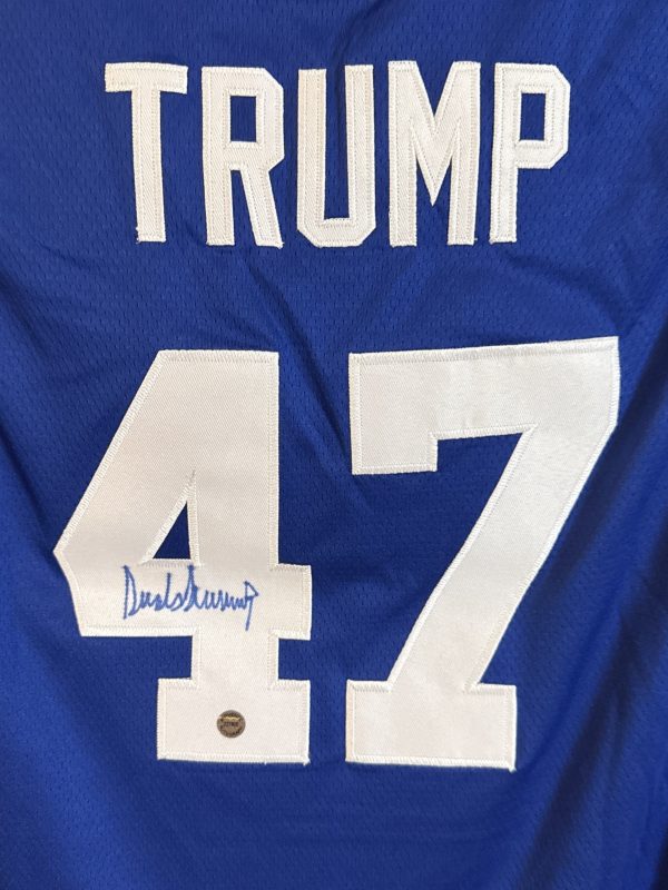 Donald Trump Autographed POTUS Signed Team USA Basketball Jersey XL With COA