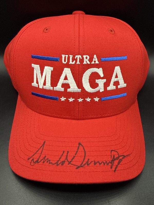President Donald Trump Hand Signed Ultra MAGA Hat Autograph With COA