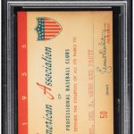 1956 American Association Season Pass, PSA VG-EX 4 - Roger Maris Jackie Robinson