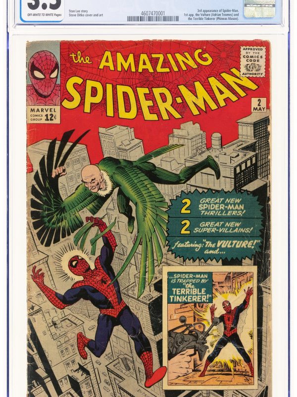 The Amazing Spider-Man #2 (Marvel Comics May 1963) CGC 3.5