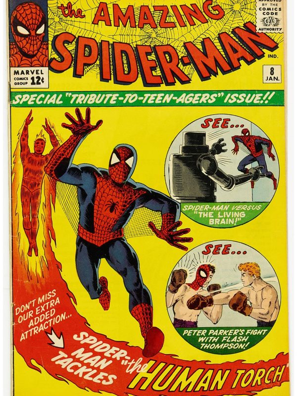 1964 Amazing Spider-Man #8 VERY NICE - 1ST APPEARANCE OF LIVING BRAIN