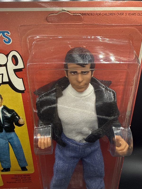 1976 Mego Fonzi Happy Days 8 Inch Action Figure Sealed Unpunched Movable Thumbs