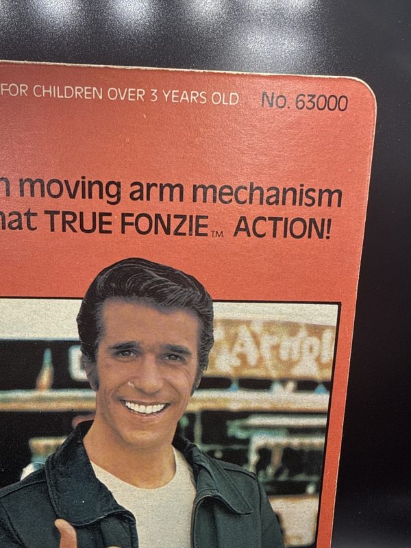 1976 Mego Fonzi Happy Days 8 Inch Action Figure Sealed Unpunched Movable Thumbs