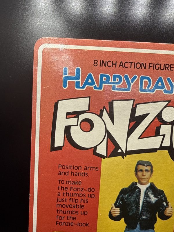 1976 Mego Fonzi Happy Days 8 Inch Action Figure Sealed Unpunched Movable Thumbs