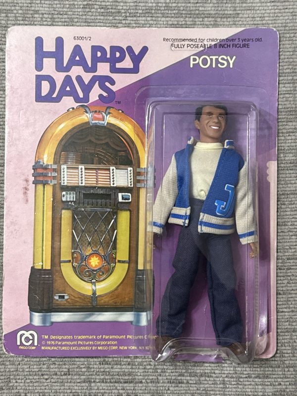 Vintage 1976 Happy Days MEGO Doll Figure Potsy New Unpunched