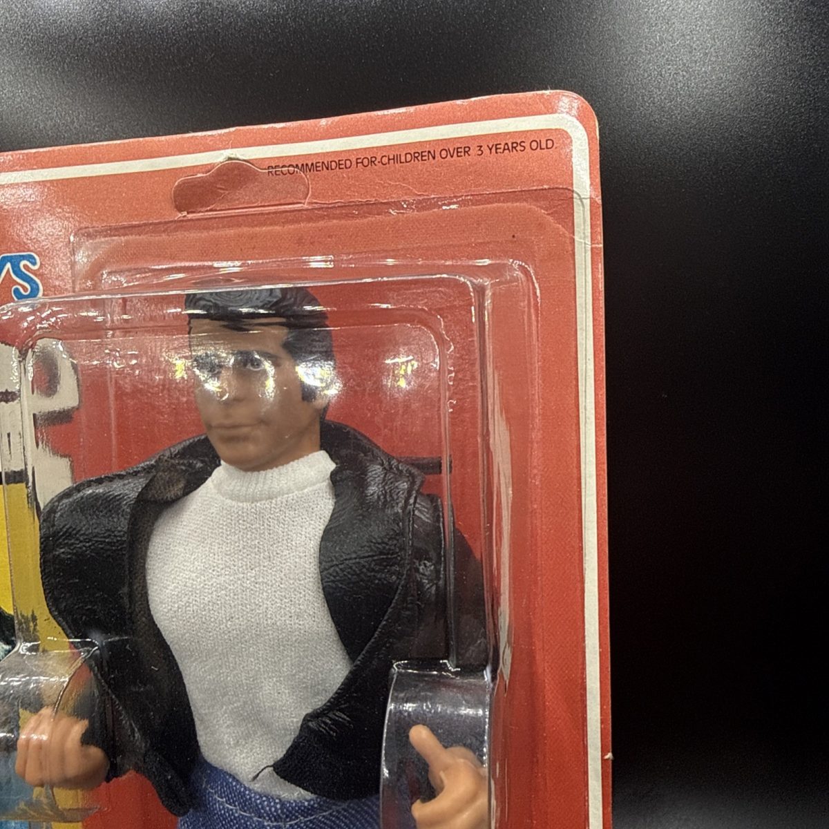 1976 Mego Fonzi Happy Days 8 Inch Action Figure Sealed Unpunched Movable Thumbs