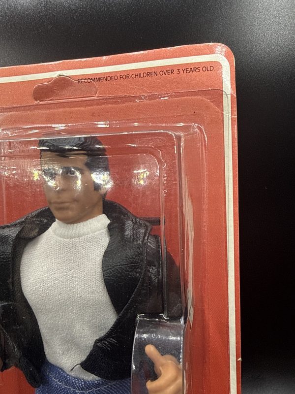 1976 Mego Fonzi Happy Days 8 Inch Action Figure Sealed Unpunched Movable Thumbs