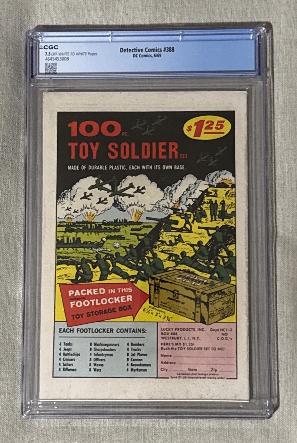 Detective Comics #388 (DC Comics June 1969) CGC 7.5. Joker Cover