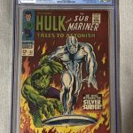 Tales to Astonish 93 CGC 6.0 1967 OFF-WHITE TO WHITE Hulk vs. Silver Surfer