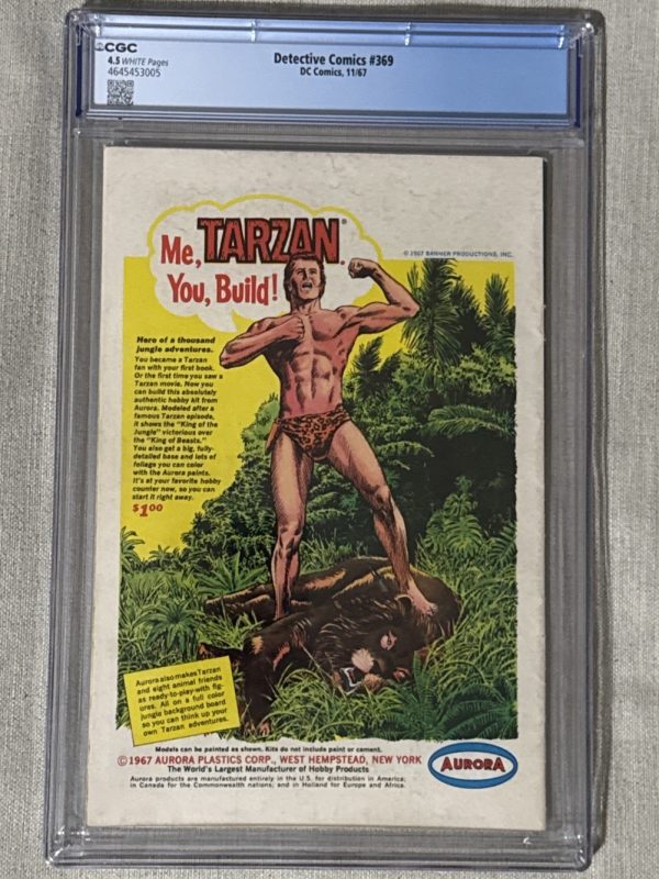 Detective Comics #369 (November 1967) | CGC 4.5 | Batgirl Breaks Up Dynamic Duo