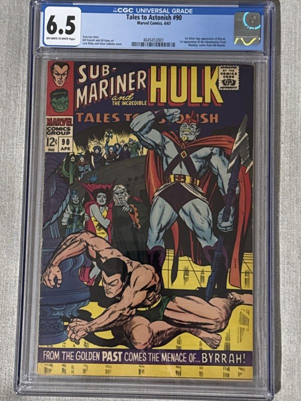 Tales to Astonish #90 (Marvel April 1967) CGC 6.5 1st Silver Age App Byrrah