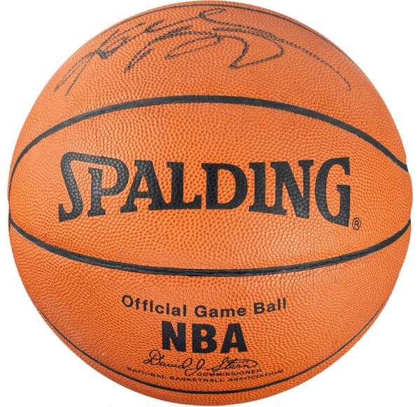 Mid 1990s Kobe Bryant Signed Full Name Official NBA Basketball PSA/DNA MINT BALL