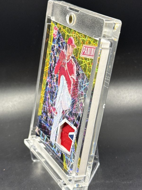 2018 PANINI NATIONAL VIP SHOHEI OHTANI GOLD JERSEY PATCH TAG RC #46 NM #/5