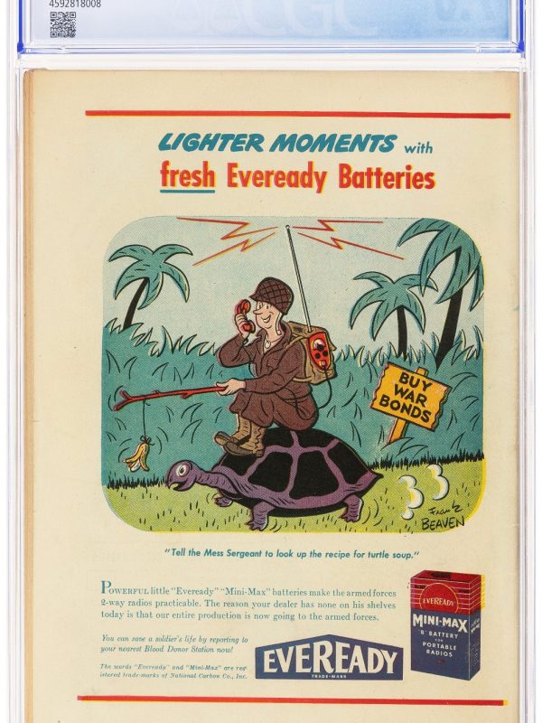 Action Comics #72 (DC, 1944) CGC FN/VF 7.0 GOLDEN AGE Wayne Boring Cover