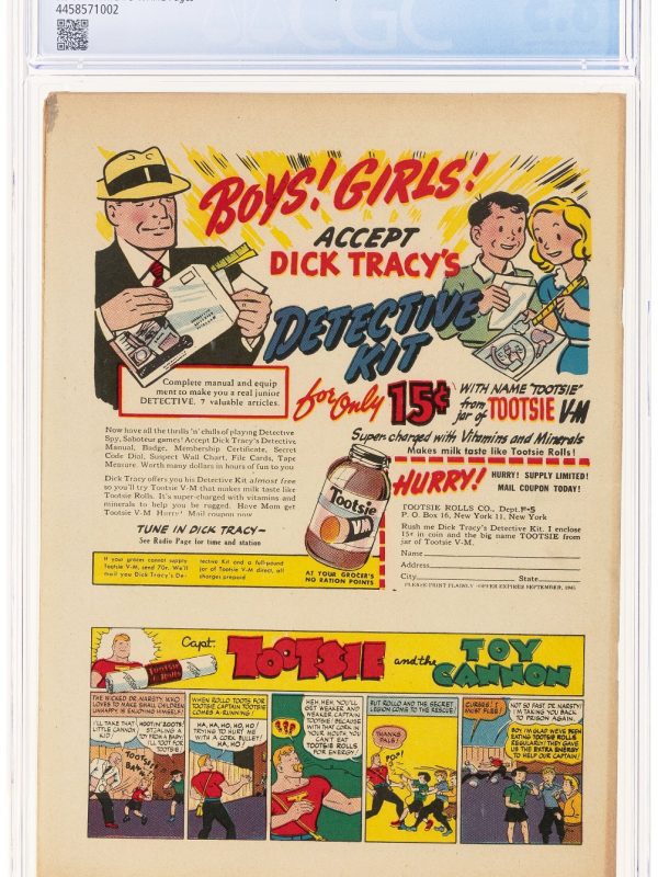 All FLASH #17 CGC 8.5 Off-White to White (1944) OW/W Golden Age Comic