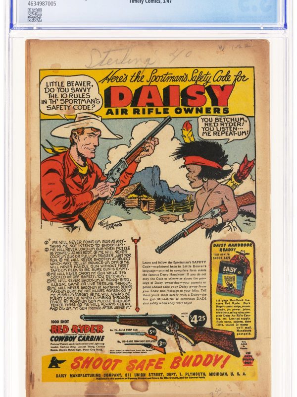 Captain America Comics #61 CGC 3.5 Timely 1947 Red Skull Bondage Golden Age