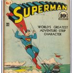 1940 DC Comics Superman #7 CGC 3.5 1st Appearance of Perry White 1st WW2 cover