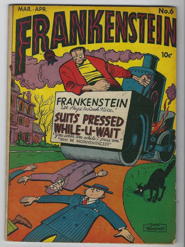 FRANKENSTEIN COMICS #6 (Prize 1947) Dick Briefer Golden Age