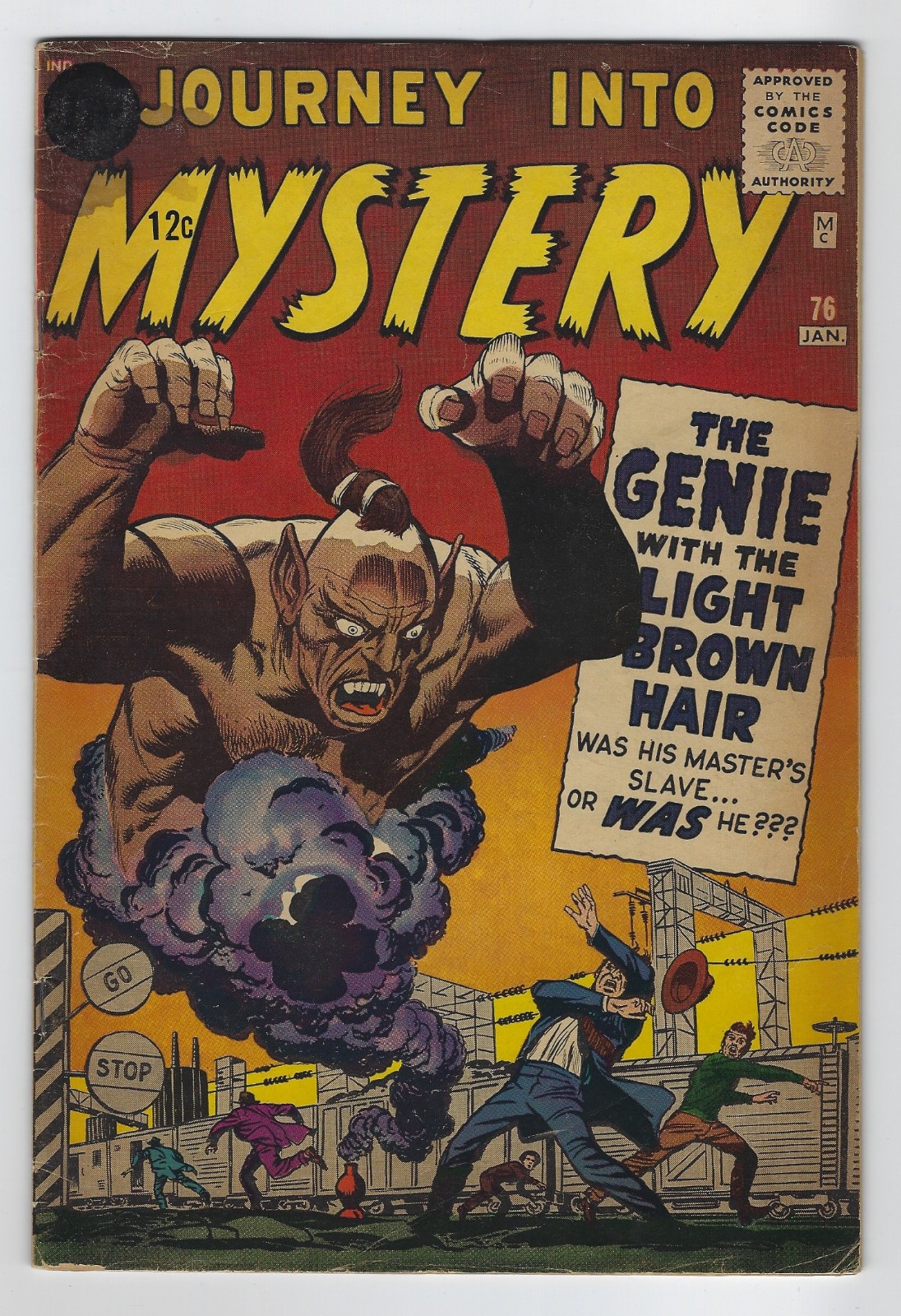 Marvel Comics Journey Into MYSTERY #76 Black Price Variant_0 Marvel Comics Journey Into MYSTERY #76 Black Price Variant