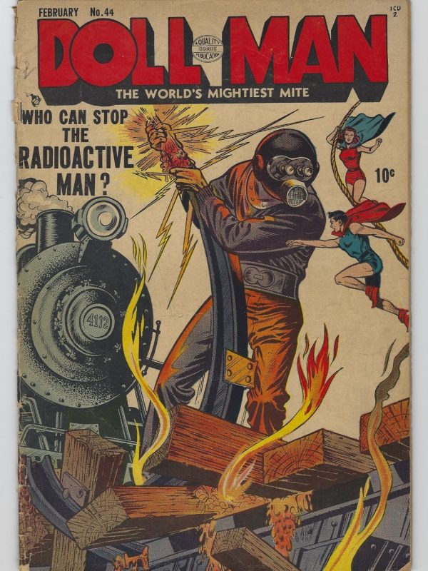 Doll Man Quarterly #44 (Quality Comics 1953) Golden Age Radioactive Man Issue