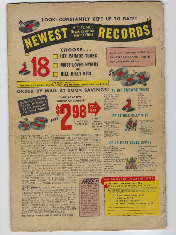 Doll Man Quarterly #44 (Quality Comics 1953) Golden Age Radioactive Man Issue