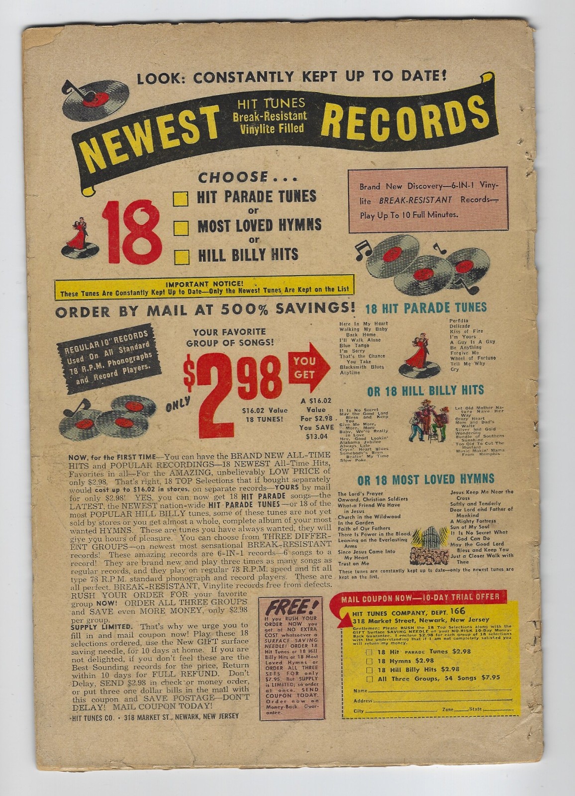 Doll Man Quarterly #44 (Quality Comics 1953) Golden Age Radioactive Man Issue