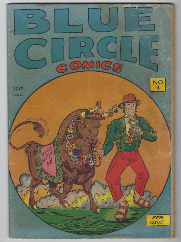 Blue Circle #4 1945 - Rural Home -VG/FN - Comic Book