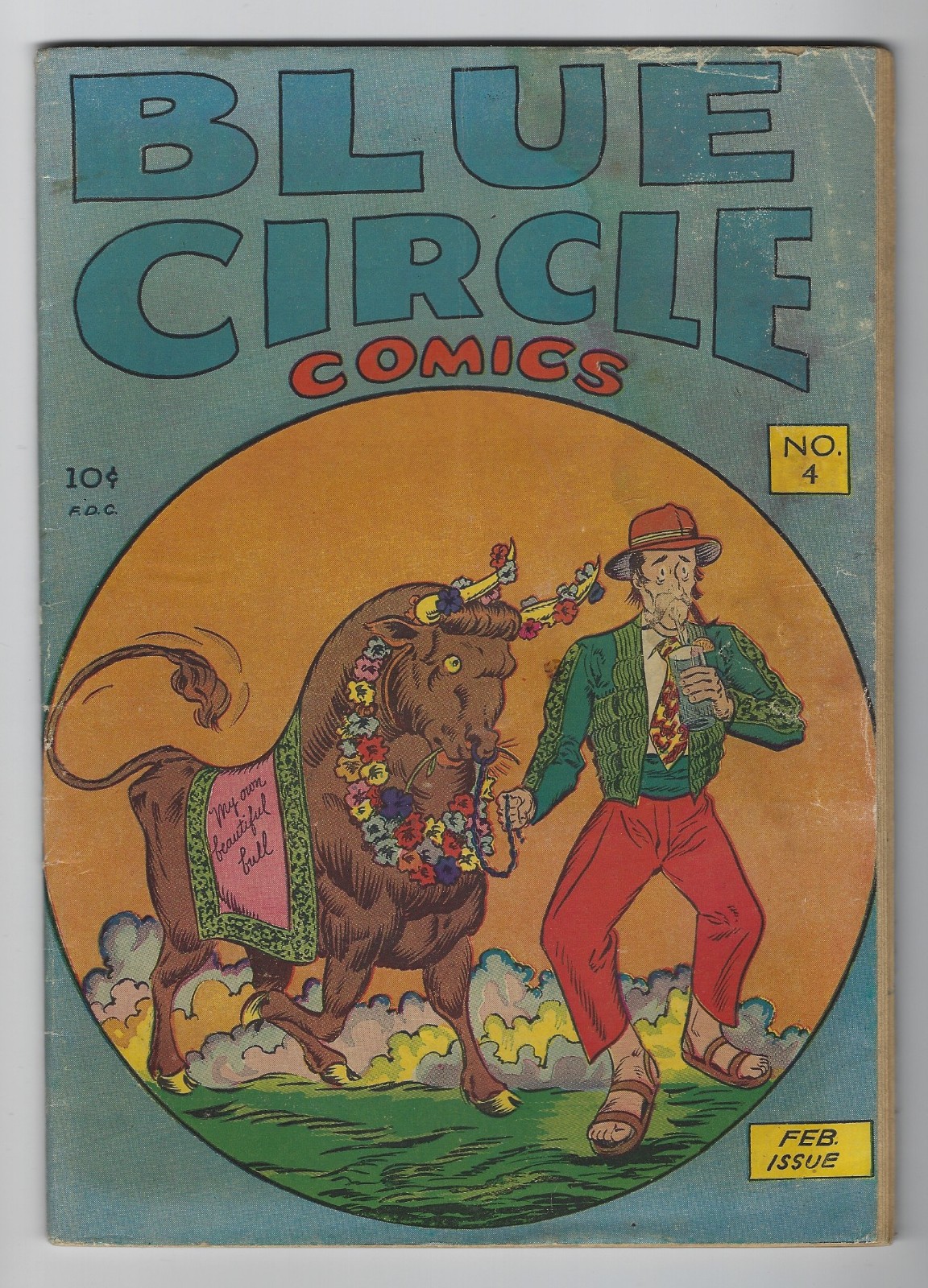 Blue Circle #4 1945 - Rural Home -VG/FN - Comic Book