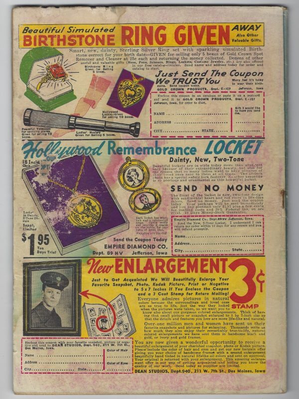 Blue Circle #4 1945 - Rural Home -VG/FN - Comic Book